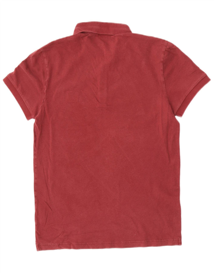 Hugo Boss Polo Slim Fit en coton bordeaux moyen