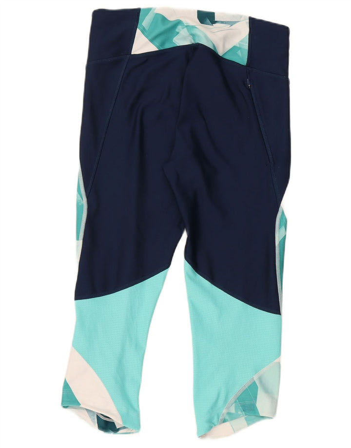 Under Armour Legging de compression pour femme UK 12 Medium Turquoise Géométrique