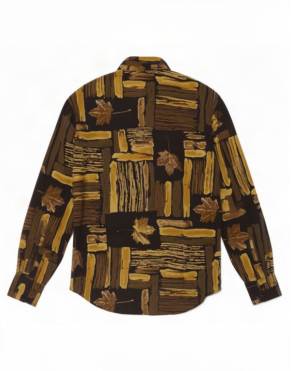Chemise Homme Vintage Moyenne Multicolore Patchwork Viscose