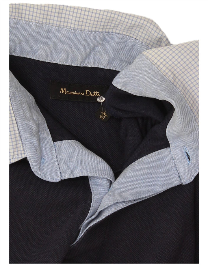 Massimo Dutti Polo Homme Grand Bleu Marine