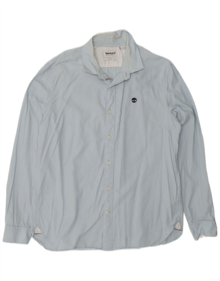 Timberland Chemise Slim Fit XL Bleu Coton Homme