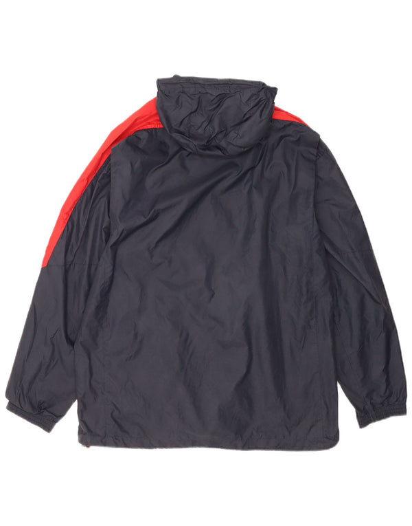Umbro Veste de pluie pour équipe nationale de football d'Angleterre pour homme UK 40 Large Bleu marine