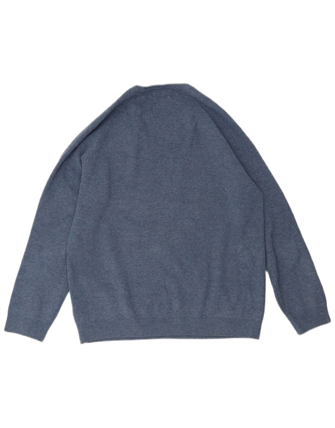 Marks & Spencer Pull à col rond pour homme XL Bleu Polyester