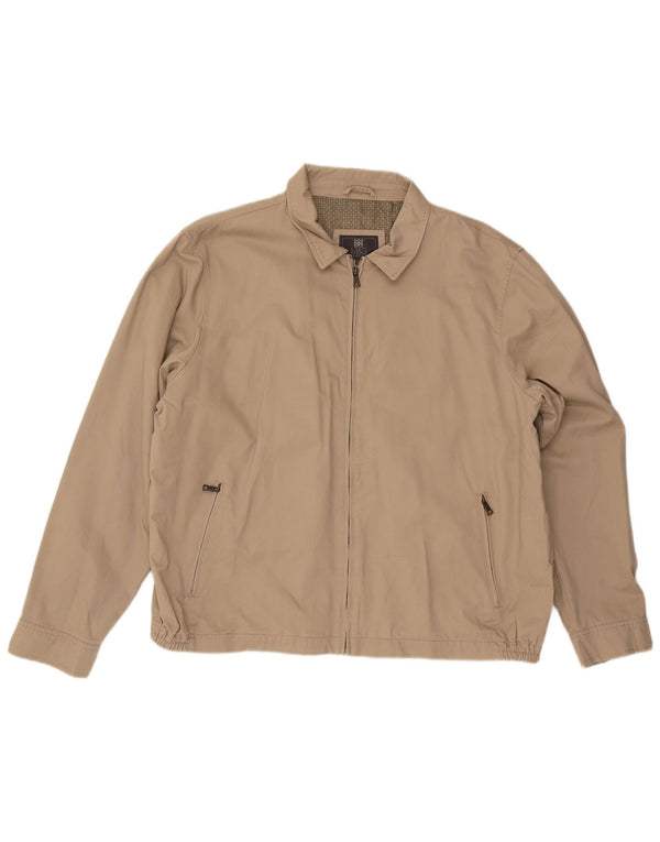 Marks & Spencer Veste Bomber Homme UK 44 2XL Coton Beige