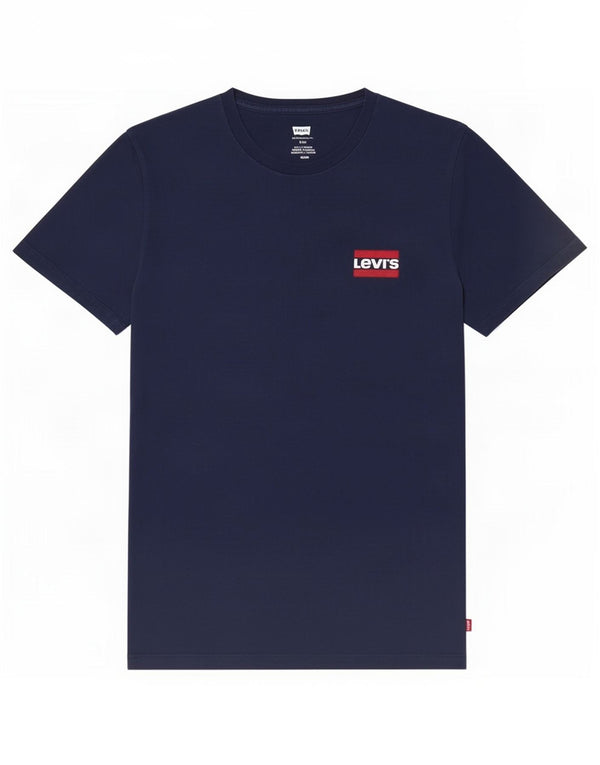 Levi's Tee-Shirt Slim Homme Bleu Marine Moyen Coton