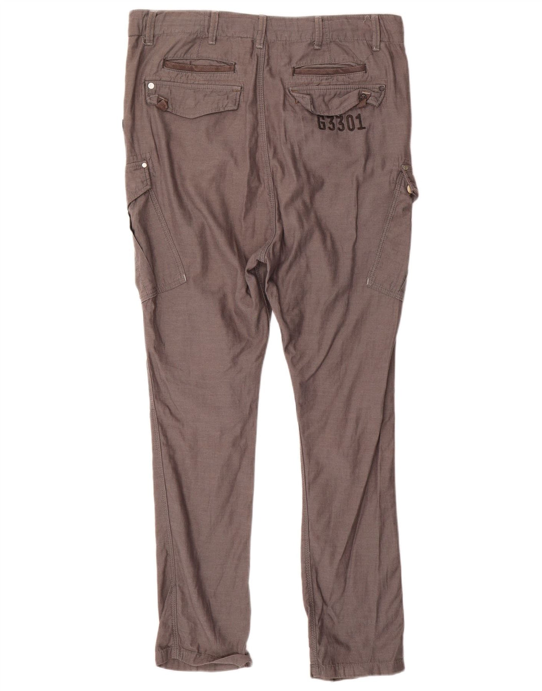 G-Star Pantalon Cargo Slim Homme W29 L32 Gris Coton