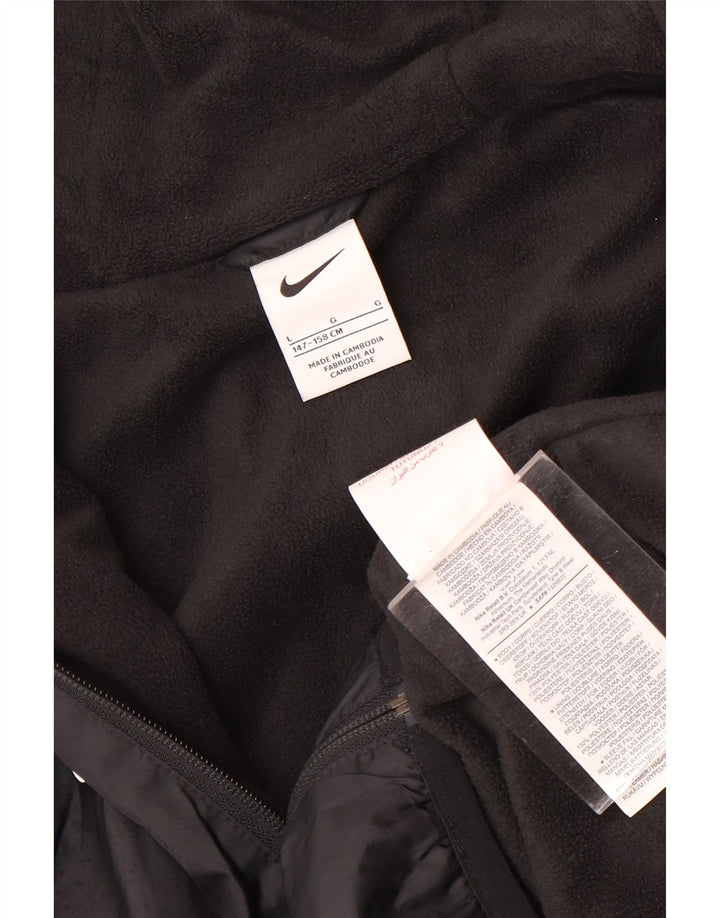 Veste coupe-vent à capuche Nike garçon 12-13 ans noir moyen polyester