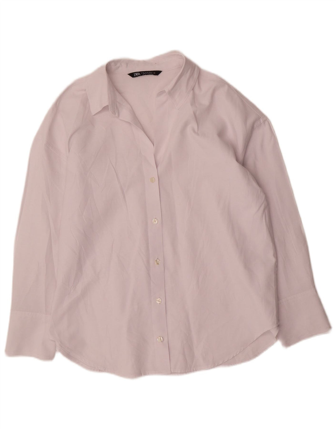 Zara Femme Chemise Oversize UK 6 XS Coton Blanc