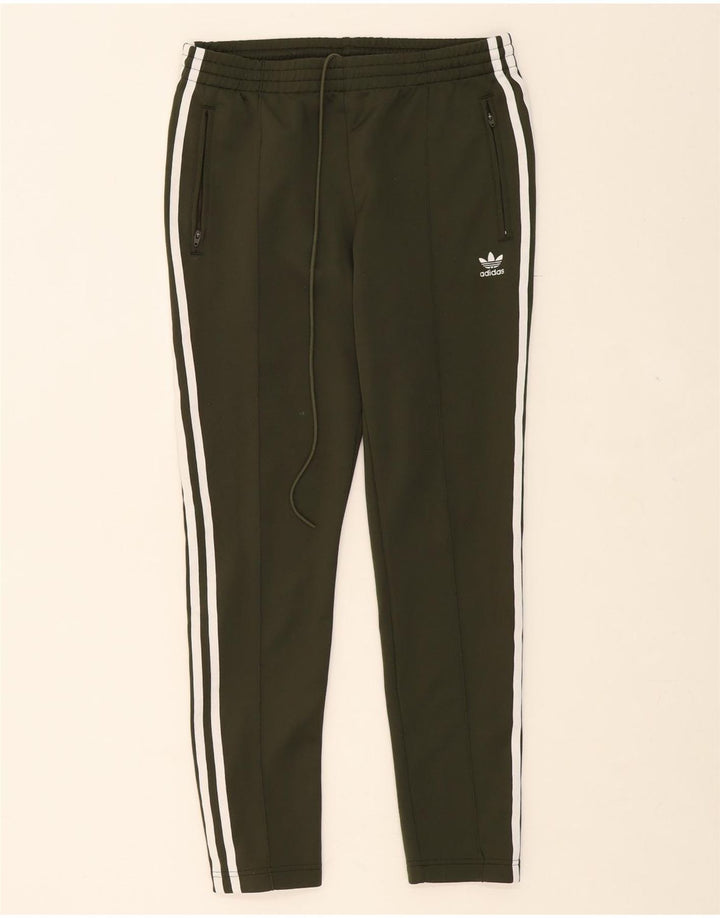 ADIDAS Womens Tracksuit Trousers UK 10 Small  Khaki Polyester Vintage Adidas and Second-Hand Adidas from Messina Hembry 