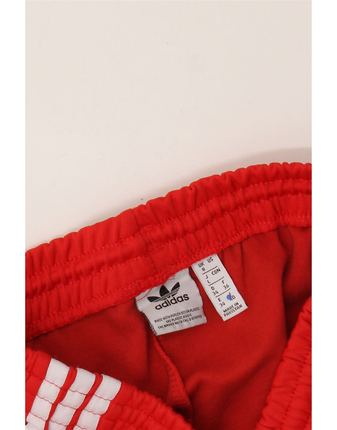 Adidas Pantalon de survêtement pour femme UK 8 Small Rouge