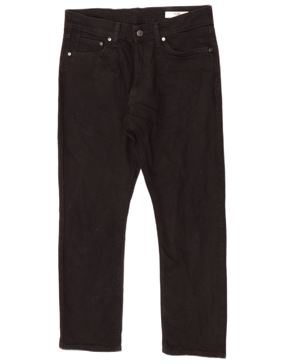 Marks & Spencer Jean Slim Homme W30 L27 Coton Noir