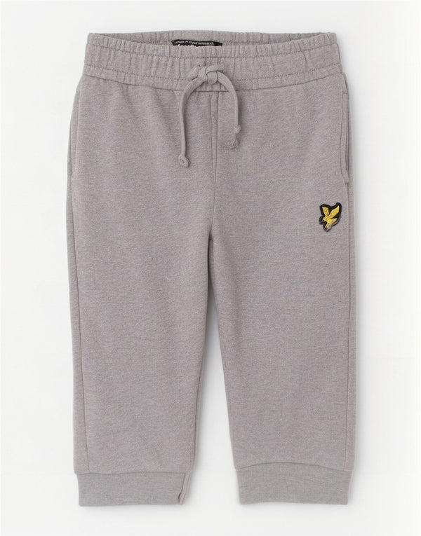 Lyle & Scott Pantalon de survêtement de jogging pour bébé garçon 12-18 mois Gris Coton