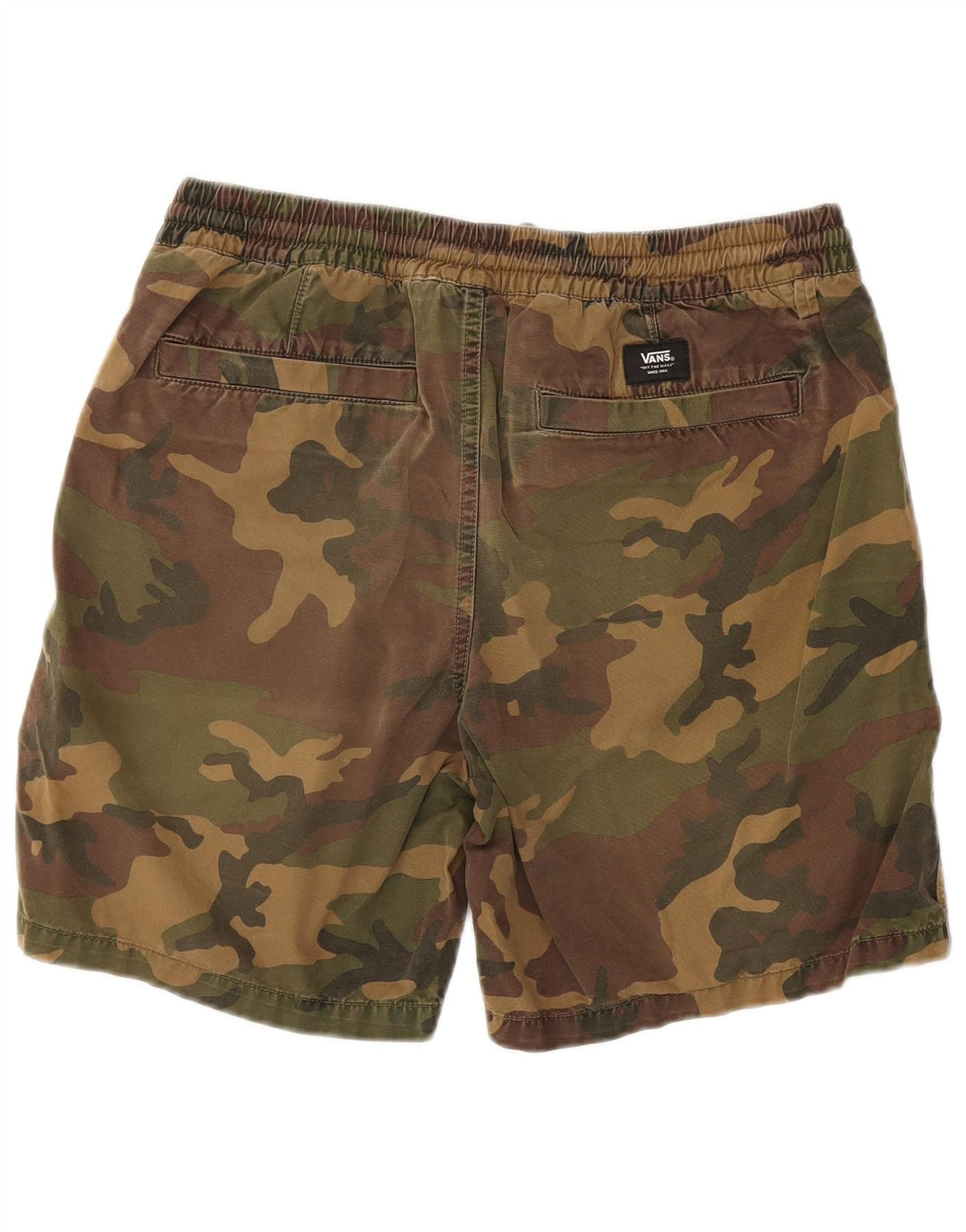 VANS Short chino homme Medium W30 Kaki Camouflage Coton