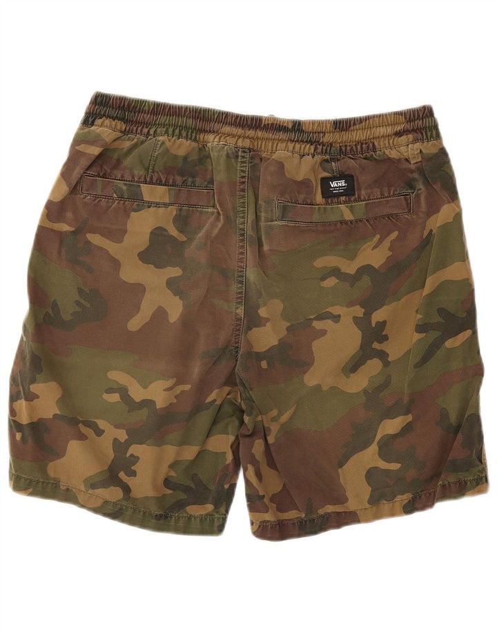 VANS Short chino homme Medium W30 Kaki Camouflage Coton