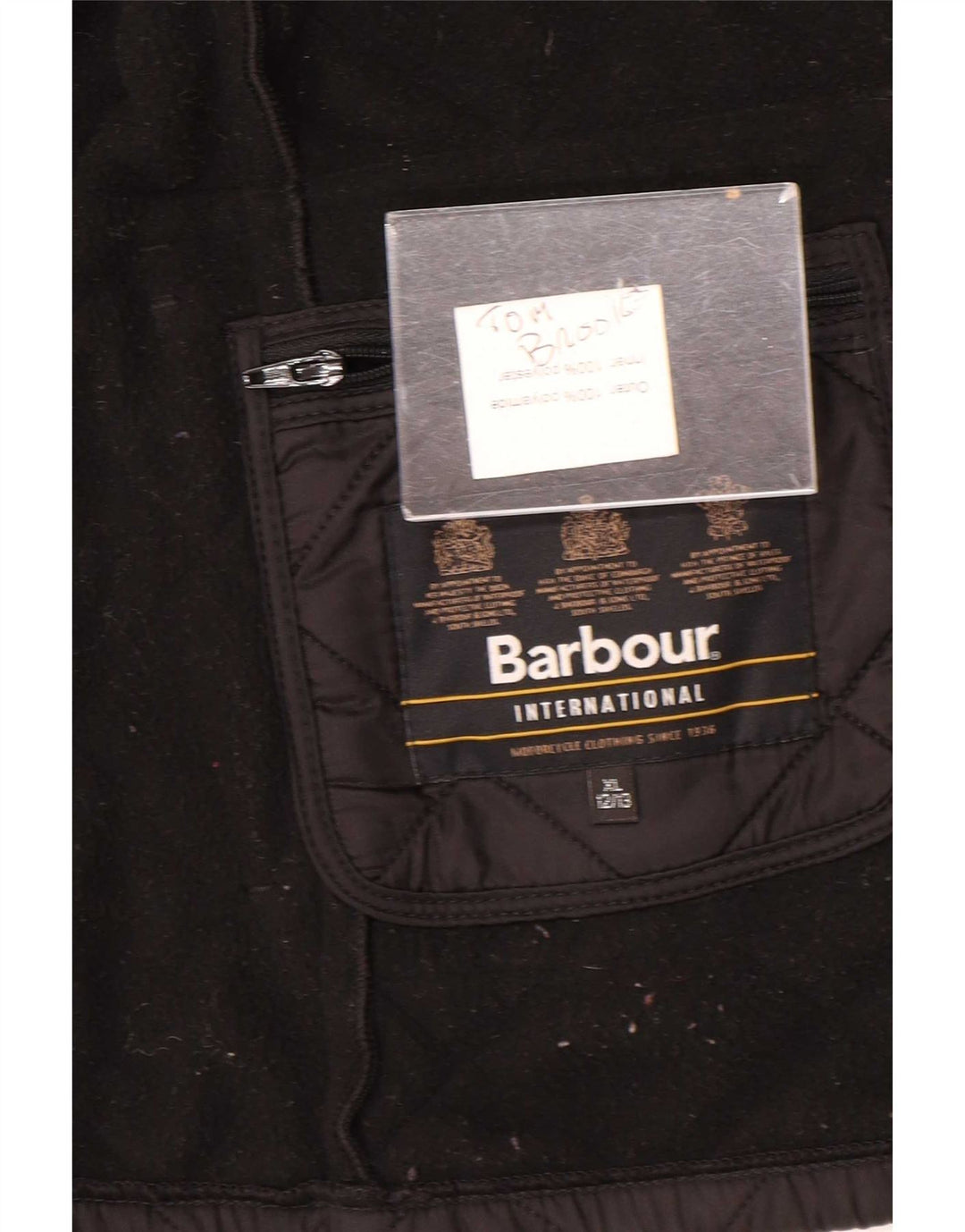 Barbour Veste matelassée pour garçons 12-13 ans XL Noir Polyamide