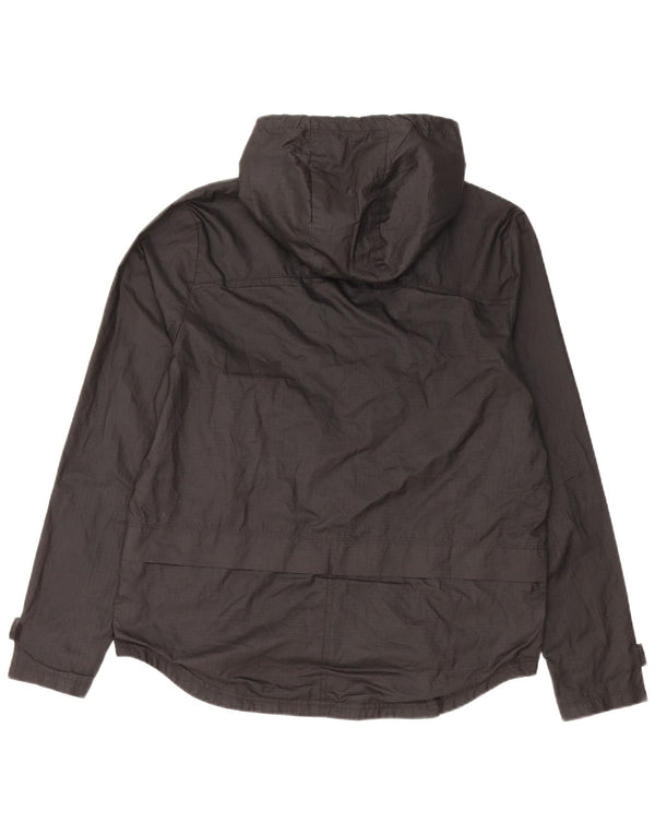 Nike Veste de pluie à capuche pour femme UK 14 Medium Noir Polyester