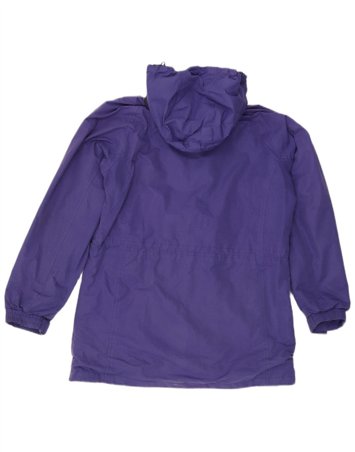 Mountain Warehouse Imperméable à capuche pour femme UK 14 Large Violet Polyester