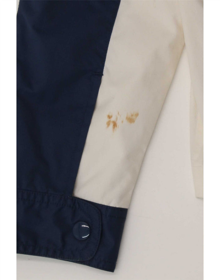 Ellesse Veste de survêtement pour femme UK 12 Medium Navy Blue Colourblock