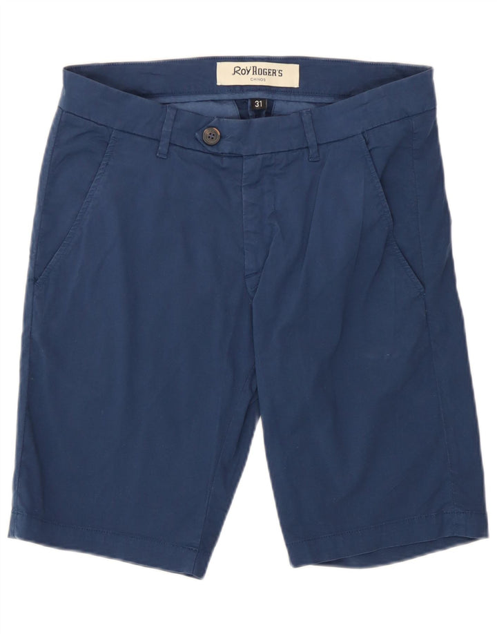 Roy Rogers Short Chino Femme W31 Coton Bleu Marine Moyen
