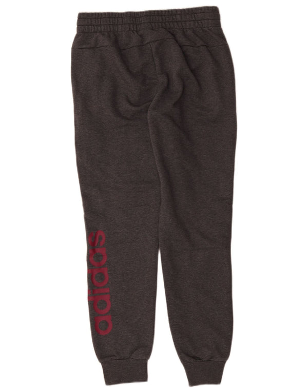 Adidas Pantalon de survêtement pour femme Joggers UK 8/10 Petit Gris Coton Sports