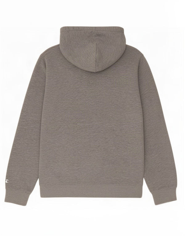 Champion Pull à capuche graphique pour homme Petit gris chiné en coton