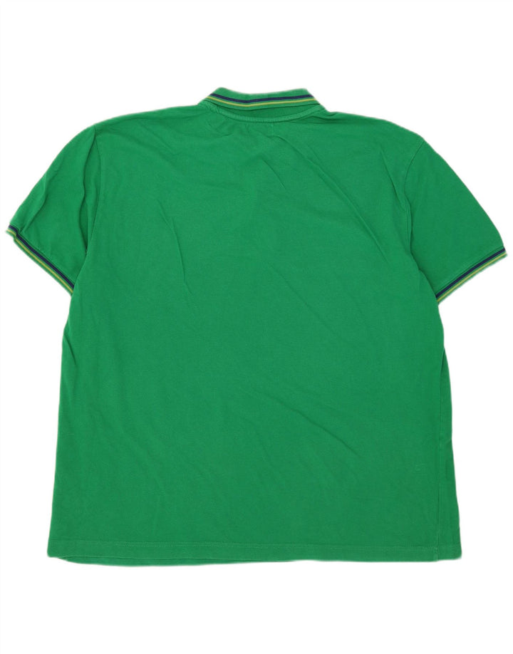 Kappa Polo Homme 3XL Vert Rayé