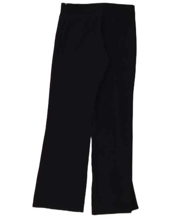 Stefanel Pantalon décontracté coupe ample pour femme EU 40 Medium W30 L31 Bleu marine