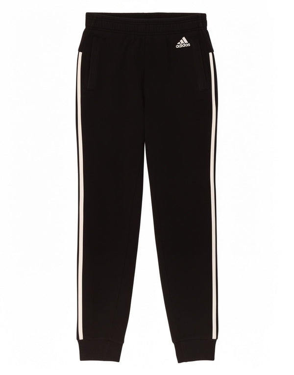 Adidas Pantalon de survêtement pour femme Joggers UK 8/10 Petit Noir Coton Sports
