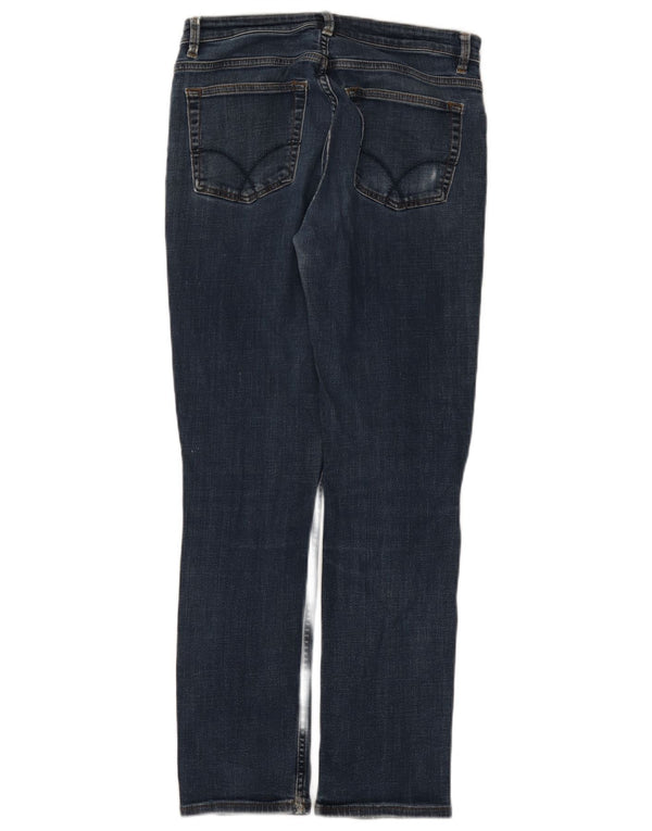 Crew Clothing Jean droit pour femme UK 10 Small W28 L28 Bleu
