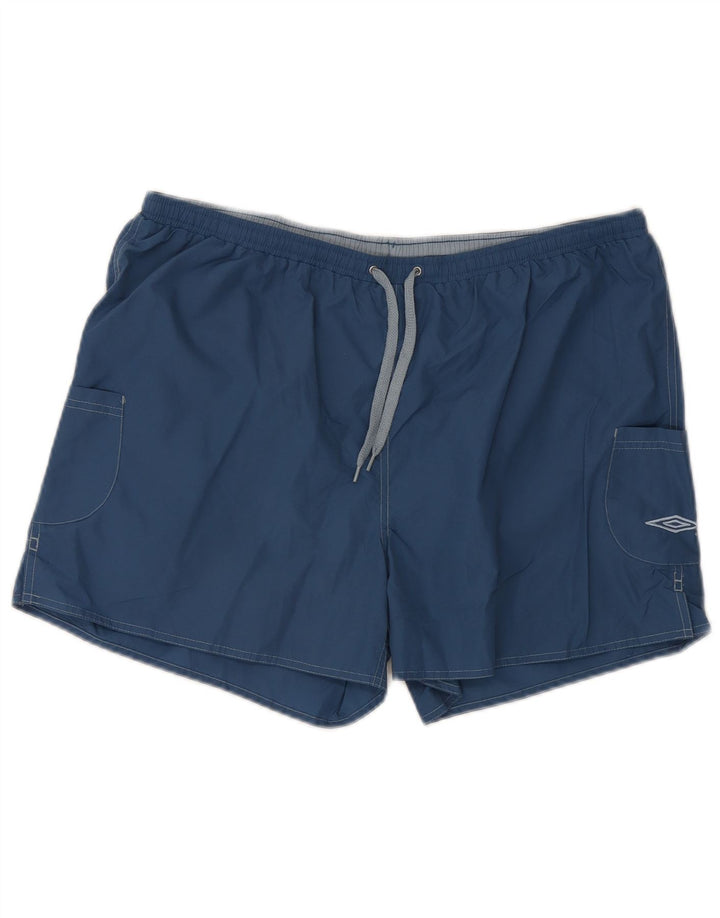 Umbro Short de Bain Femme UK 18 XL Bleu Polyester