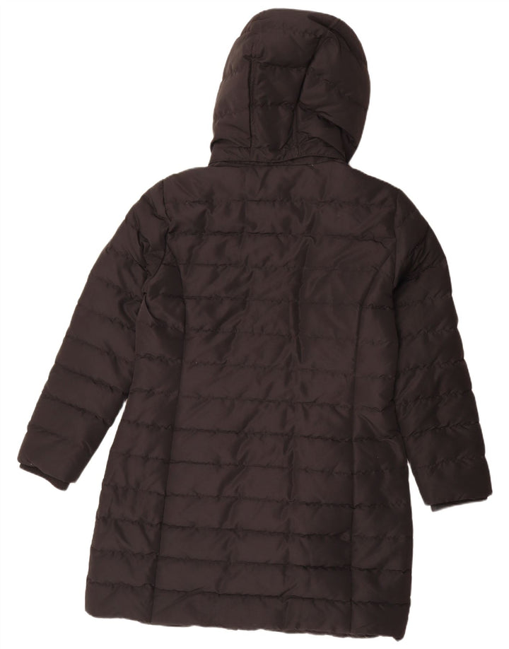 Tommy Hilfiger Manteau rembourré à capuche pour femme UK 18 XL Noir Polyester