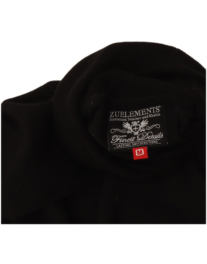 Zu Elements Pull col roulé pour femme UK 12 Noir moyen