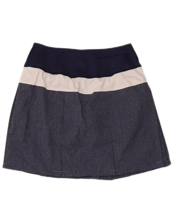 Puma Jupe-short pour femme UK 8 Small Bleu Colorblock Polyester Sports