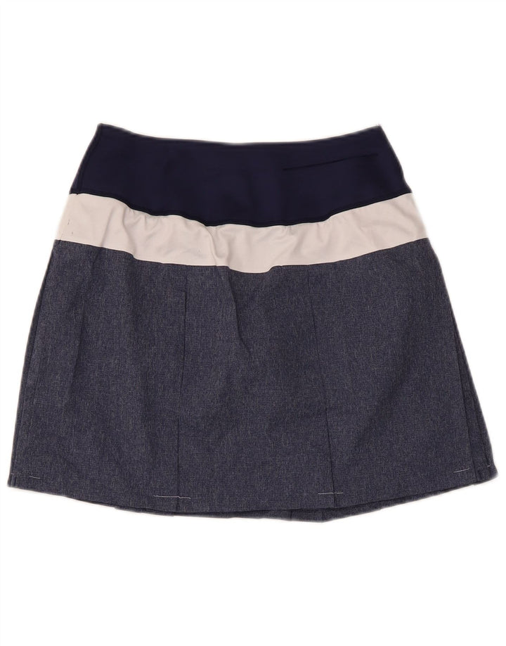 Puma Jupe-short pour femme UK 8 Small Bleu Colorblock Polyester Sports
