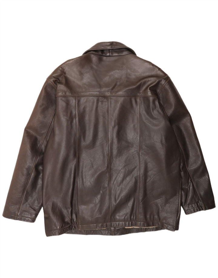 Route 66 Veste en cuir pour homme UK 42 XL Marron