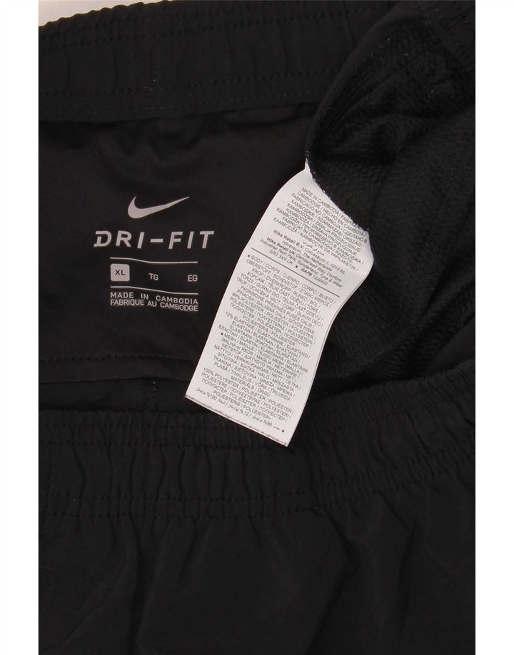 Nike Pantalon de survêtement Dri Fit pour homme XL Noir Polyester