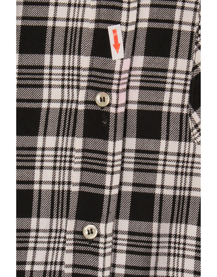 TIPO'S Chemise Flanelle Homme XL Carreaux Noirs