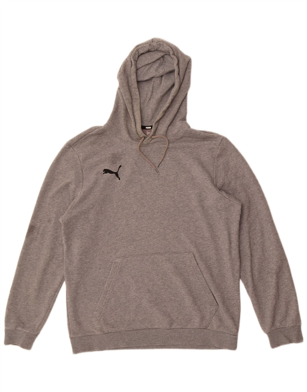 Puma Pull à capuche homme gris moyen coton