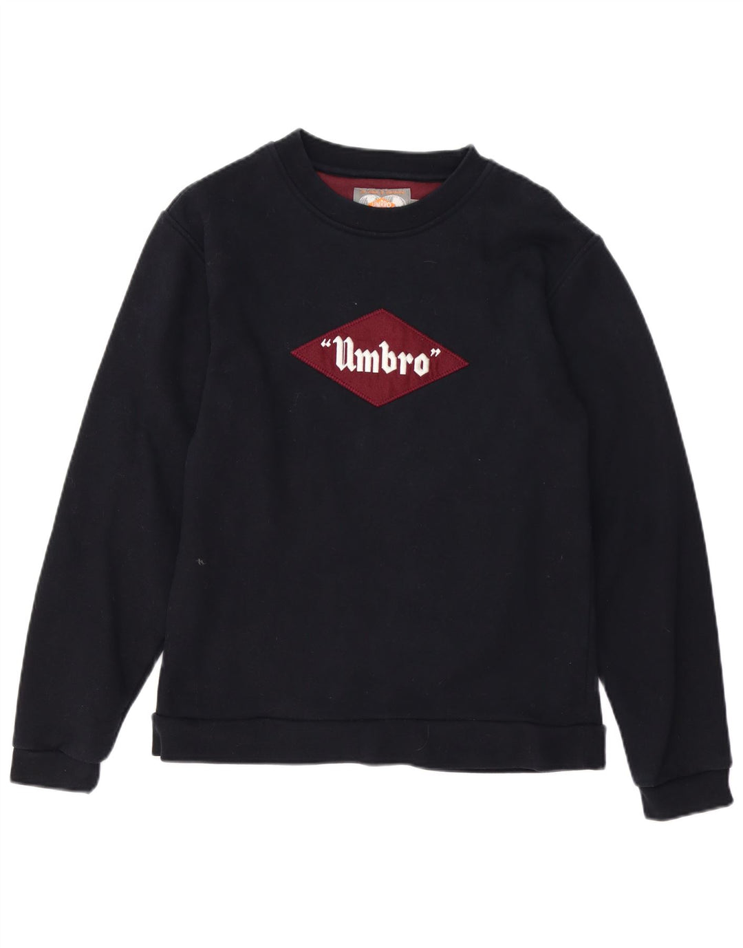 UMBRO Sweat-shirt graphique pour hommes, petit coton noir