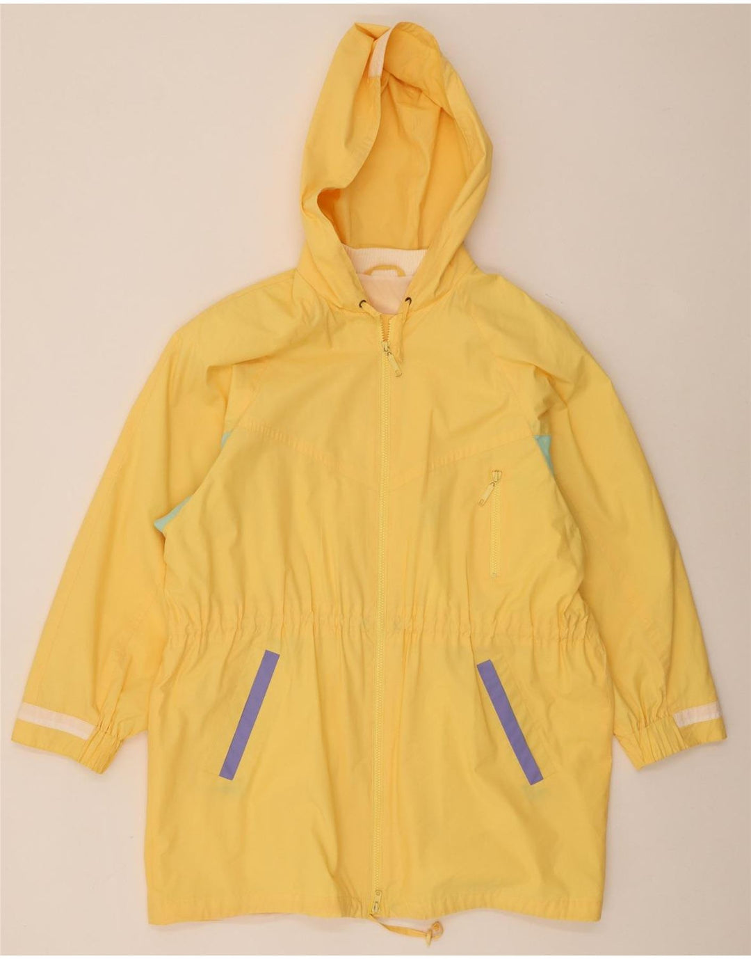 Valmeline Parka surdimensionnée à capuche pour femme EU 44 XL Jaune Colorblock