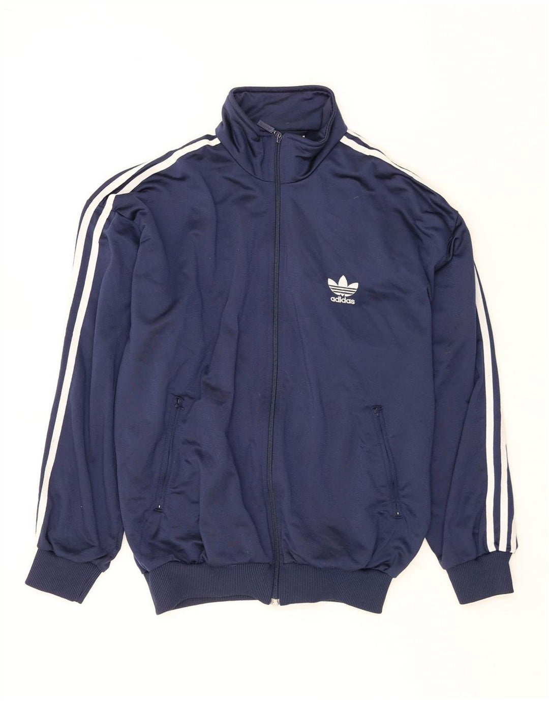 ADIDAS Veste de survêtement coupe ample pour homme UK 34/36 Petit Bleu marine