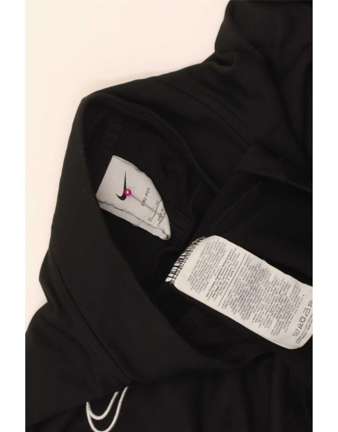 Nike Dri Fit Zip Neck Pull Survêtement Haut XL Noir Colorblock