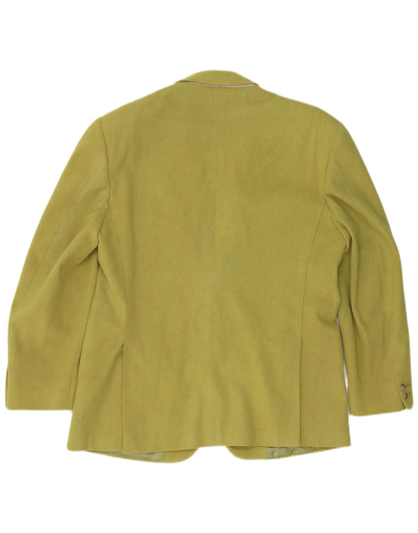 Trussardi Veste Blazer 2 Boutons Homme IT 52 XL Vert Laine