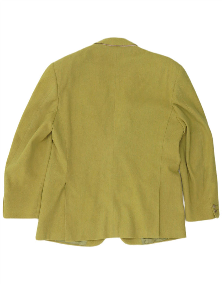 Trussardi Veste Blazer 2 Boutons Homme IT 52 XL Vert Laine