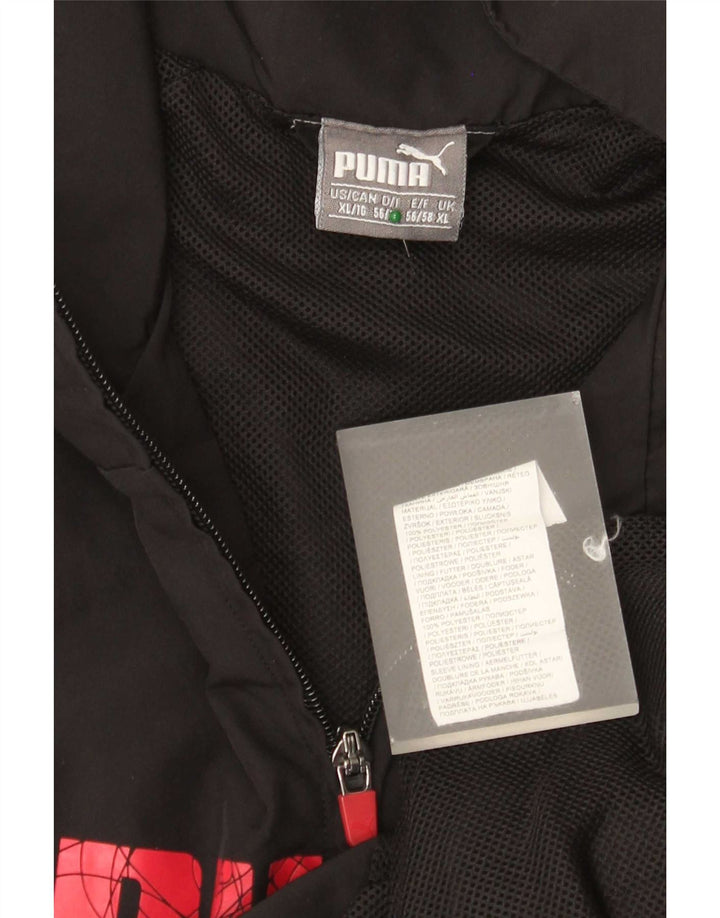 Puma Veste de Survêtement Graphique Homme XL Noir Polyester