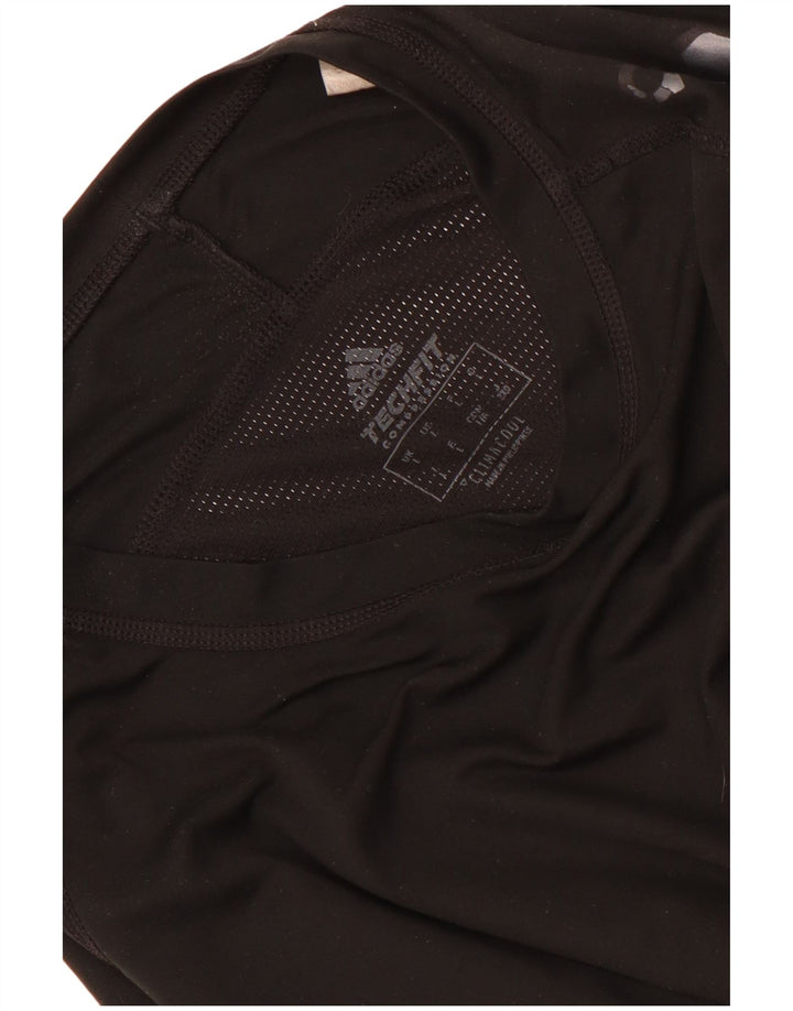Adidas Climacool Top à manches longues pour femme UK 14 Large Noir