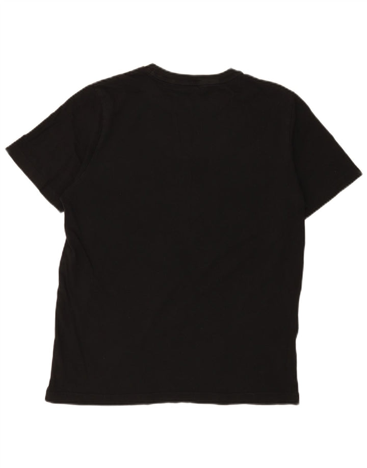PUMA Womens T-Shirt Top UK 14 Medium Black