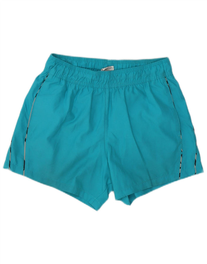 Puma Short de bain pour femme UK 8 Small Bleu Polyester