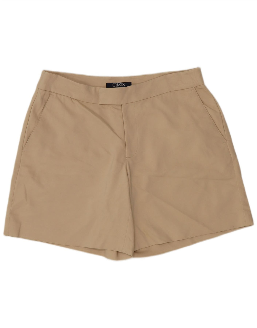 Chaps Short Chino Femme US 8 Medium W32 Coton Beige