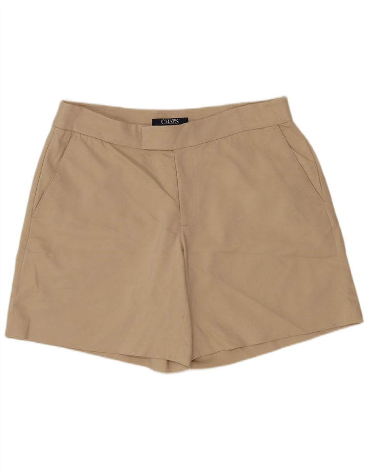 Chaps Short Chino Femme US 8 Medium W32 Coton Beige